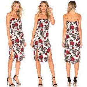 Kelby Floral Silk Slip Dress by Equipment